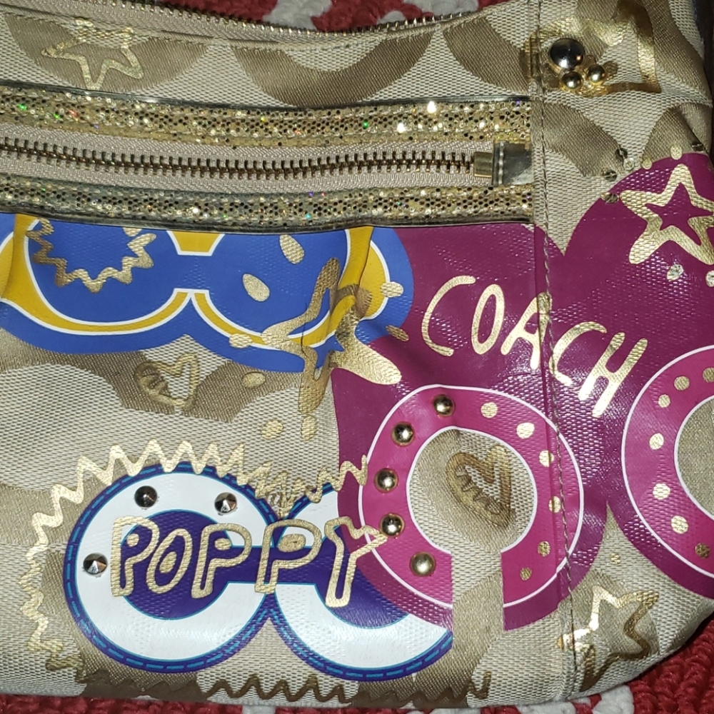 Coach Poppy PoP Signature C Applique GROOVY - Picture 9 of 9